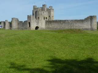 And a castle down the street.